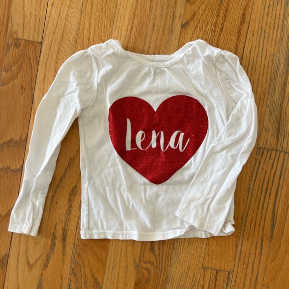 LENA letters name in heart shirt - Picture 3 of 3